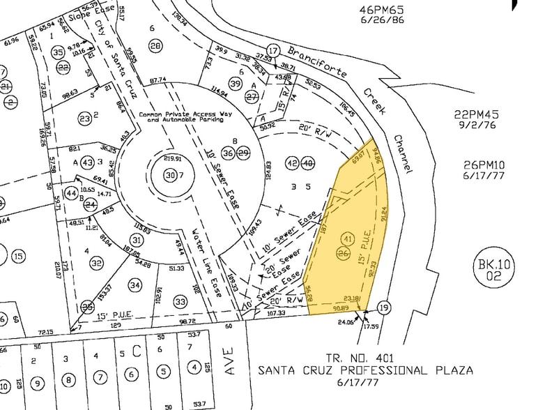 550 Water St, Santa Cruz, CA for lease - Plat Map - Image 3 of 3