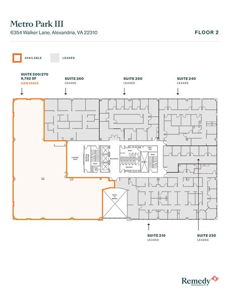 6354 Walker Ln, Alexandria, VA à louer - Plan d’étage - Image 3 de 6