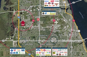 4320-4350 Dow Rd, Melbourne, FL - Aerial  map view - Image1