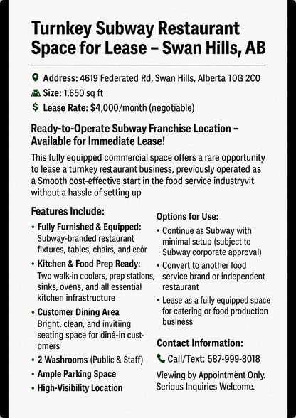 4619 Federated Rd, Swan Hills, AB à louer - Photo du bâtiment - Image 3 de 35