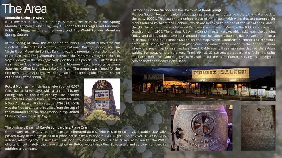 11951 Mt. Potosi Canyon Rd, Las Vegas, NV à vendre - Photo du bâtiment - Image 3 de 10