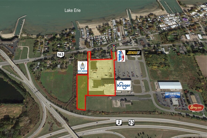 2026 E Harbor Rd, Port Clinton, OH for sale - Aerial - Image 2 of 4