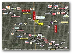 7990-8000 W Outer Dr, Detroit, MI - AERIAL  map view