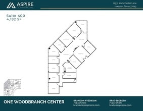 11931 Wickchester Ln, Houston, TX for lease Floor Plan- Image 1 of 1