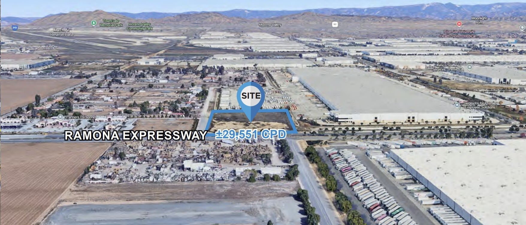 NEC Ramona Expy. & Brennan Ave, Perris, CA à vendre Photo du bâtiment- Image 1 de 4