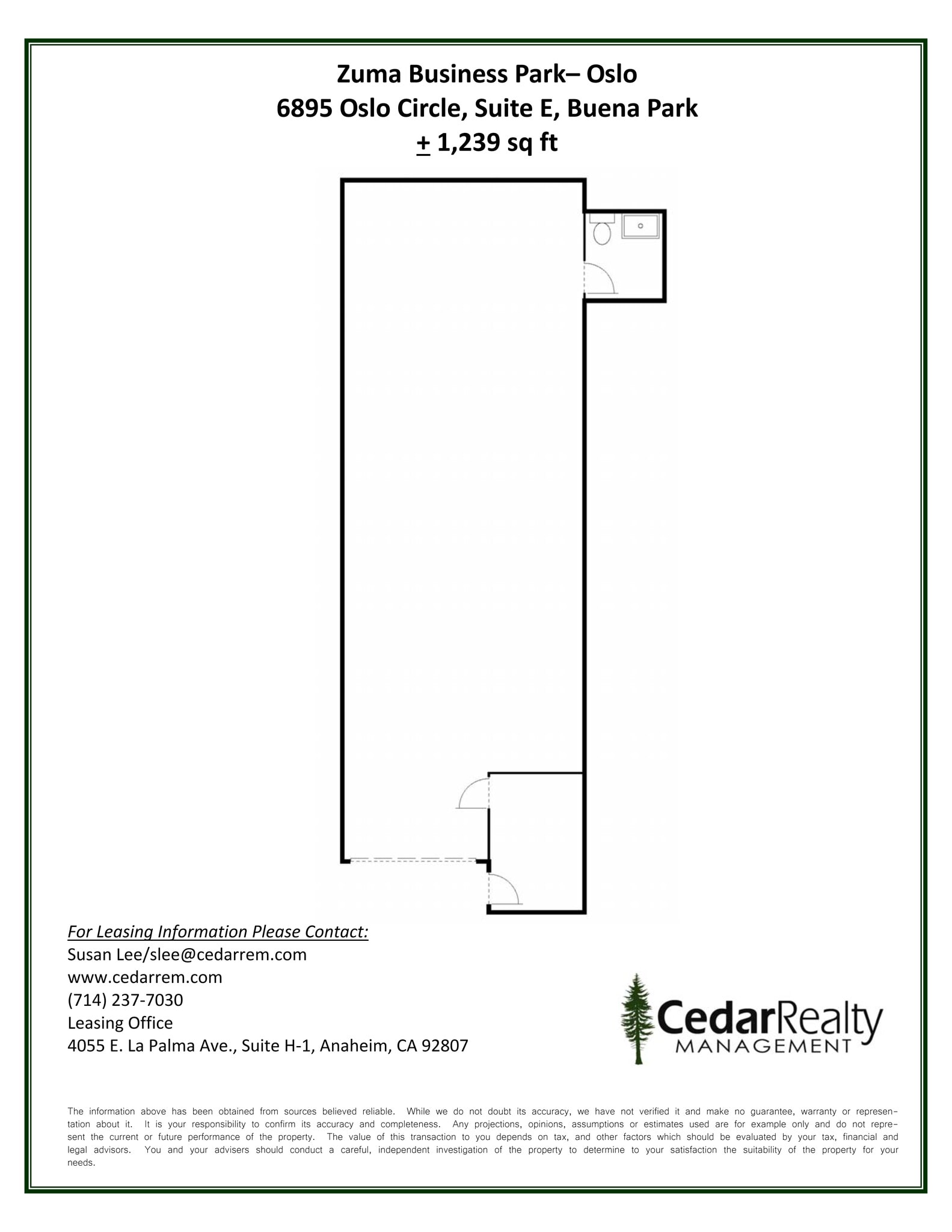 6895 Oslo Cir, Buena Park, CA for lease Site Plan- Image 1 of 1