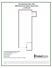 6895 Oslo Cir, Buena Park, CA for lease Site Plan- Image 1 of 1