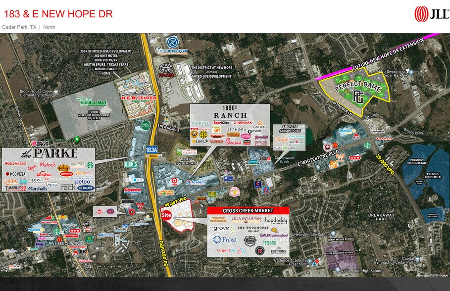 1410 E Whitestone Blvd, Cedar Park, TX à louer - Photo du bâtiment - Image 2 de 4