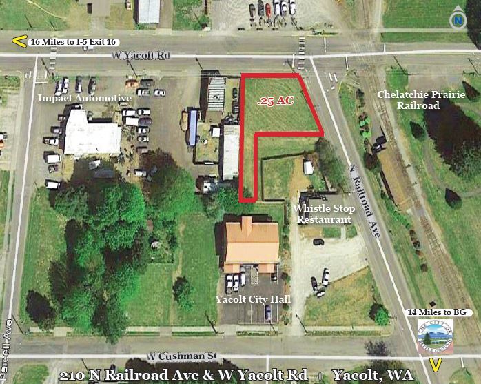 210 N Railroad Ave, Yacolt, WA à vendre - Aérien - Image 2 de 4