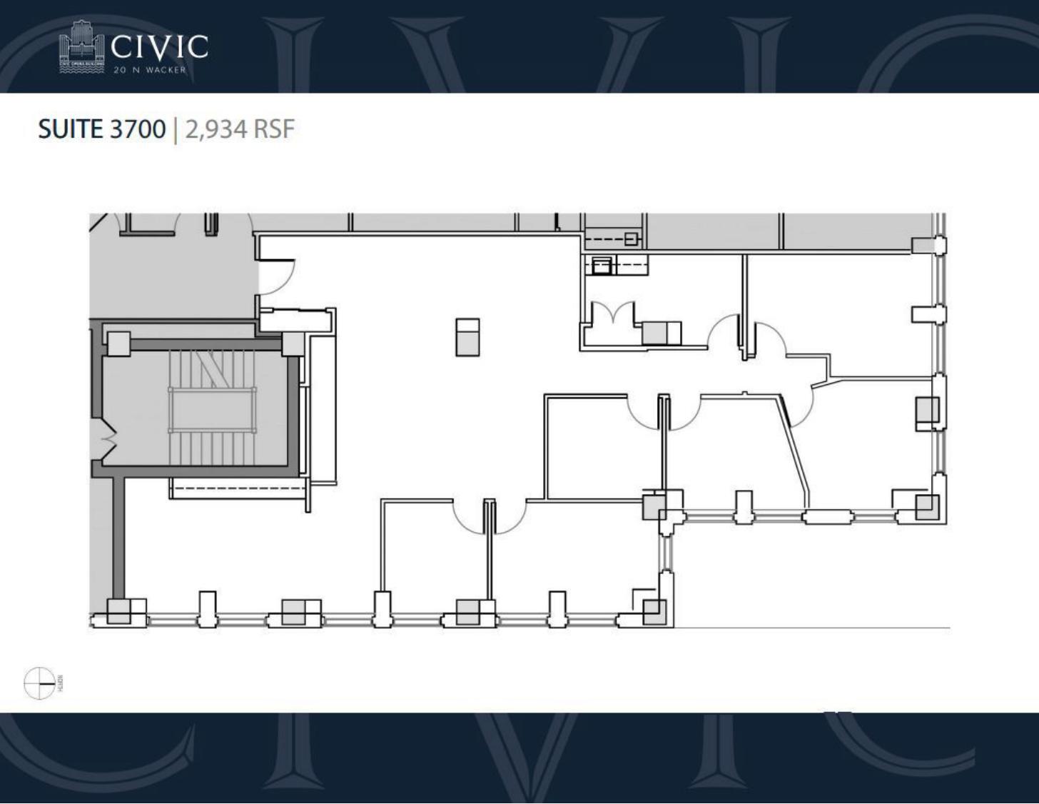 20 N Wacker Dr, Chicago, IL for lease Floor Plan- Image 1 of 1