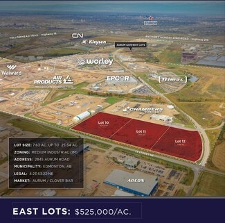 Plus de détails pour 2845 Aurum Rd NE, Edmonton, AB - Terrain à vendre