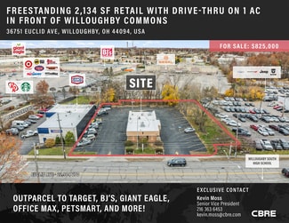 Plus de détails pour 36751 Euclid Ave, Willoughby, OH - Bureau/Commerce de détail à louer