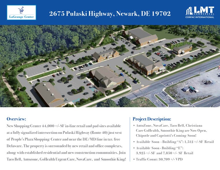 2675 Pulaski Hwy, Newark, DE à louer - Photo du bâtiment - Image 2 de 9