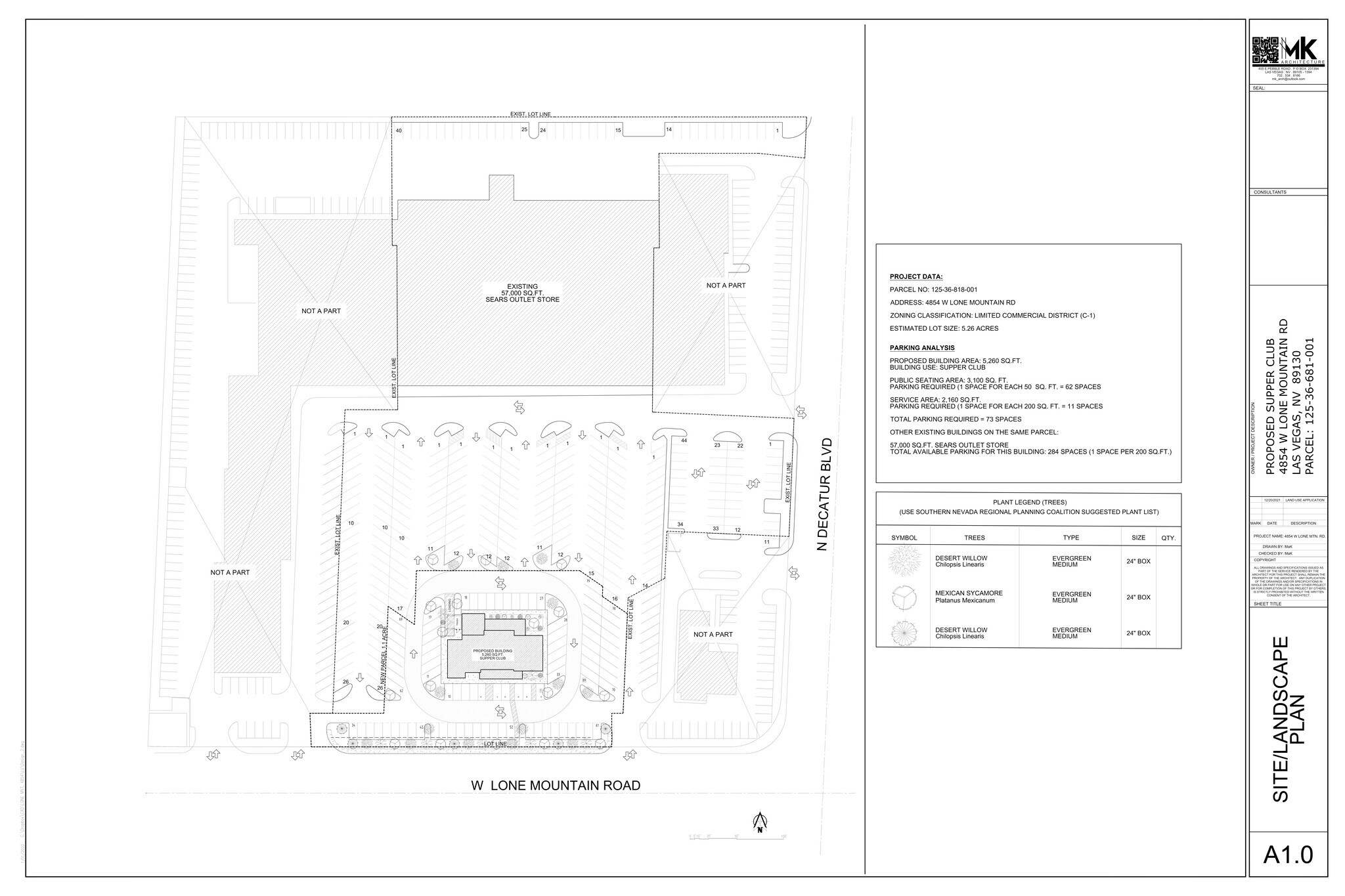 4882 W Lone Mountain Rd, Las Vegas, NV for lease Site Plan- Image 1 of 3