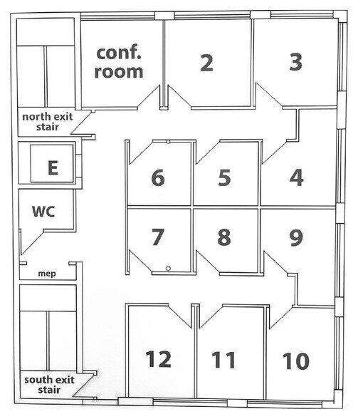 1919-1925 E 6th Ave, Tampa, FL à louer - Plan d’étage - Image 2 de 5