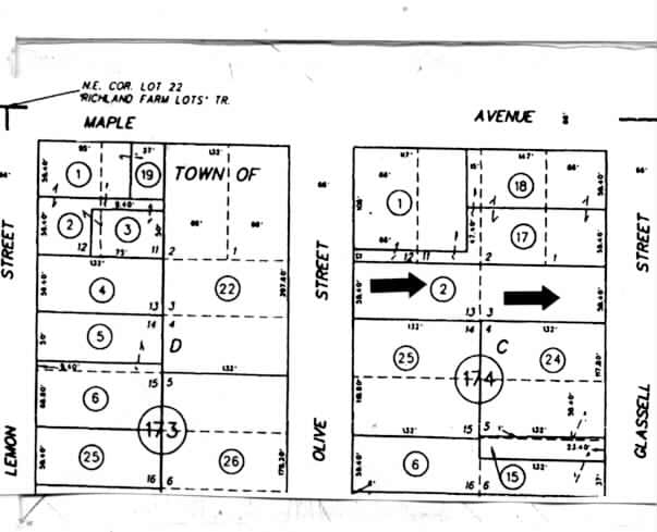 152 N Glassell St, Orange, CA for lease - Plat Map - Image 2 of 2