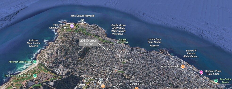 206 Cypress Ave, Pacific Grove, CA à vendre - Photo du bâtiment - Image 3 de 40