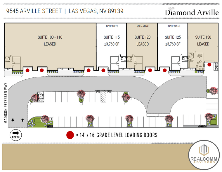 9545 Arville St, Las Vegas, NV à louer - Plan de site - Image 3 de 8