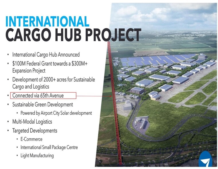 4406 50 Avenue, Calmar, AB for lease - Aerial - Image 3 of 3