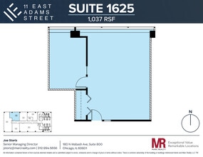 11 E Adams St, Chicago, IL for lease Floor Plan- Image 1 of 4