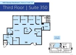 1855 Olympic Blvd, Walnut Creek, CA for lease Floor Plan- Image 1 of 1