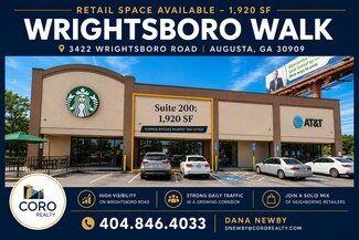 Plus de détails pour 3422 Wrightsboro Rd, Augusta, GA - Bureau/Commerce de détail à louer