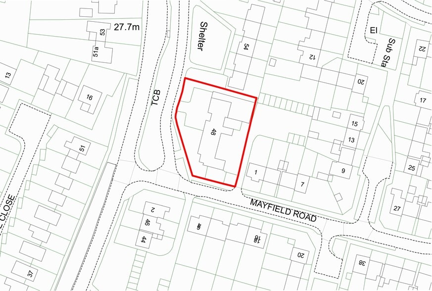 48 Station Rd, Pershore for sale - Site Plan - Image 3 of 3