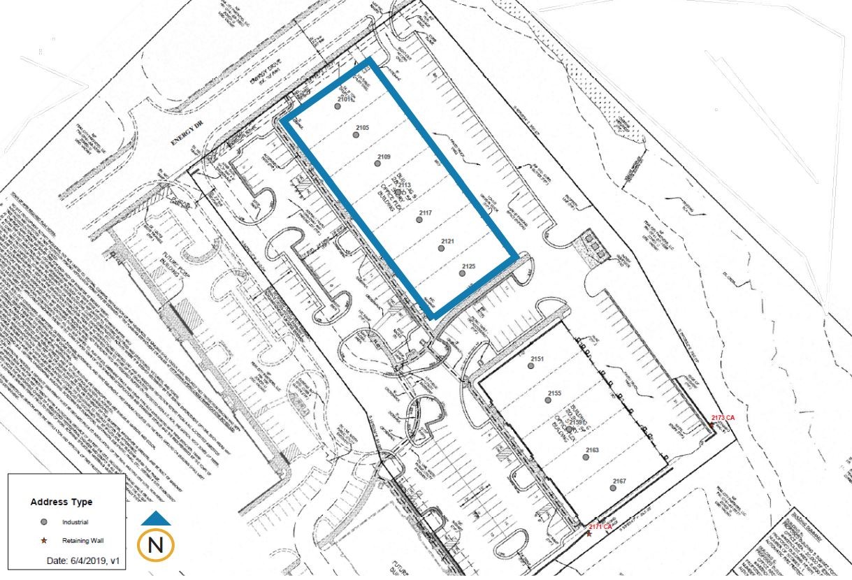 2041 Energy Dr, Apex, NC for lease Floor Plan- Image 1 of 1