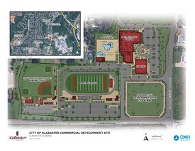 Thompson Rd., Alabaster, AL for lease Site Plan- Image 1 of 2