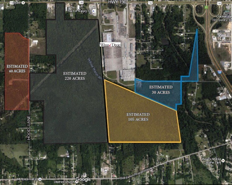 Highway 190, Hammond, LA for sale Aerial- Image 1 of 2