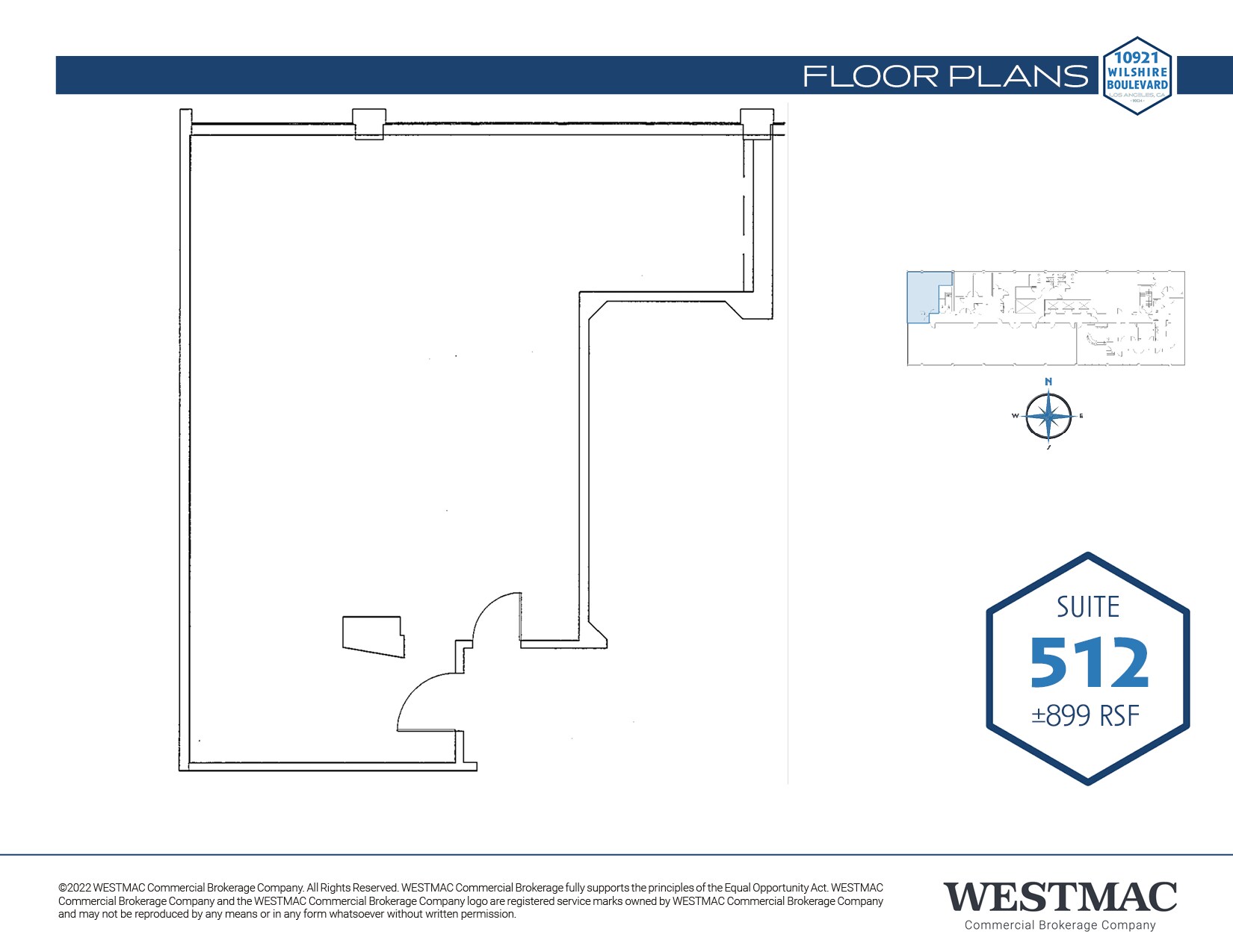 10921 Wilshire Blvd, Los Angeles, CA à louer Plan d  tage- Image 1 de 1