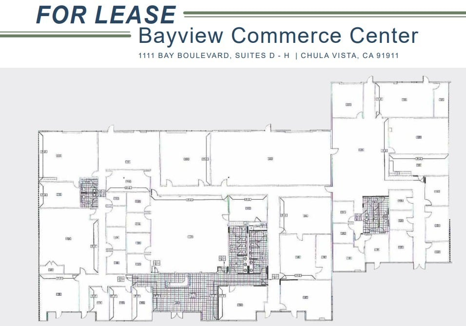 1131-1141 Bay Blvd, Chula Vista, CA à louer Plan d’étage- Image 1 de 2
