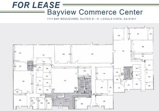 1131-1141 Bay Blvd, Chula Vista, CA à louer Plan d’étage- Image 1 de 2