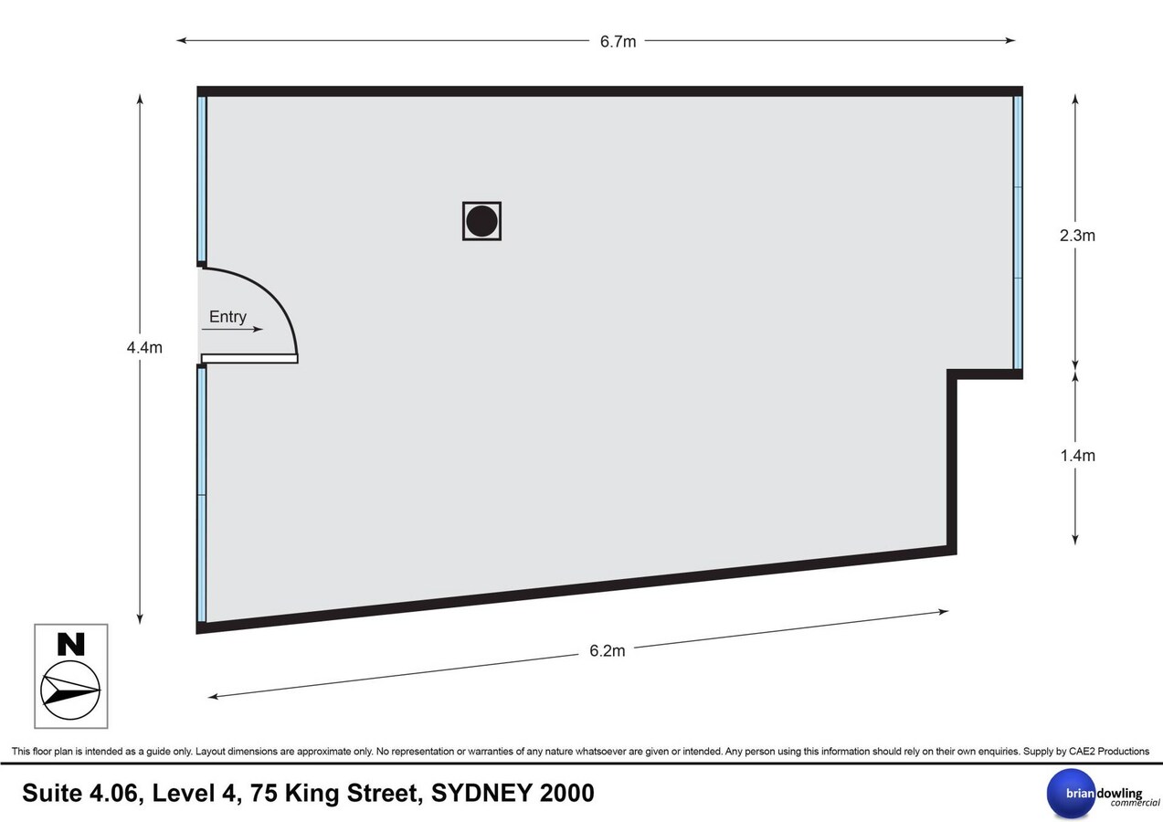 69-75 King St, Sydney, NSW 2000 - Unité 4.06 -  - Plan d’étage - Image 1 of 4