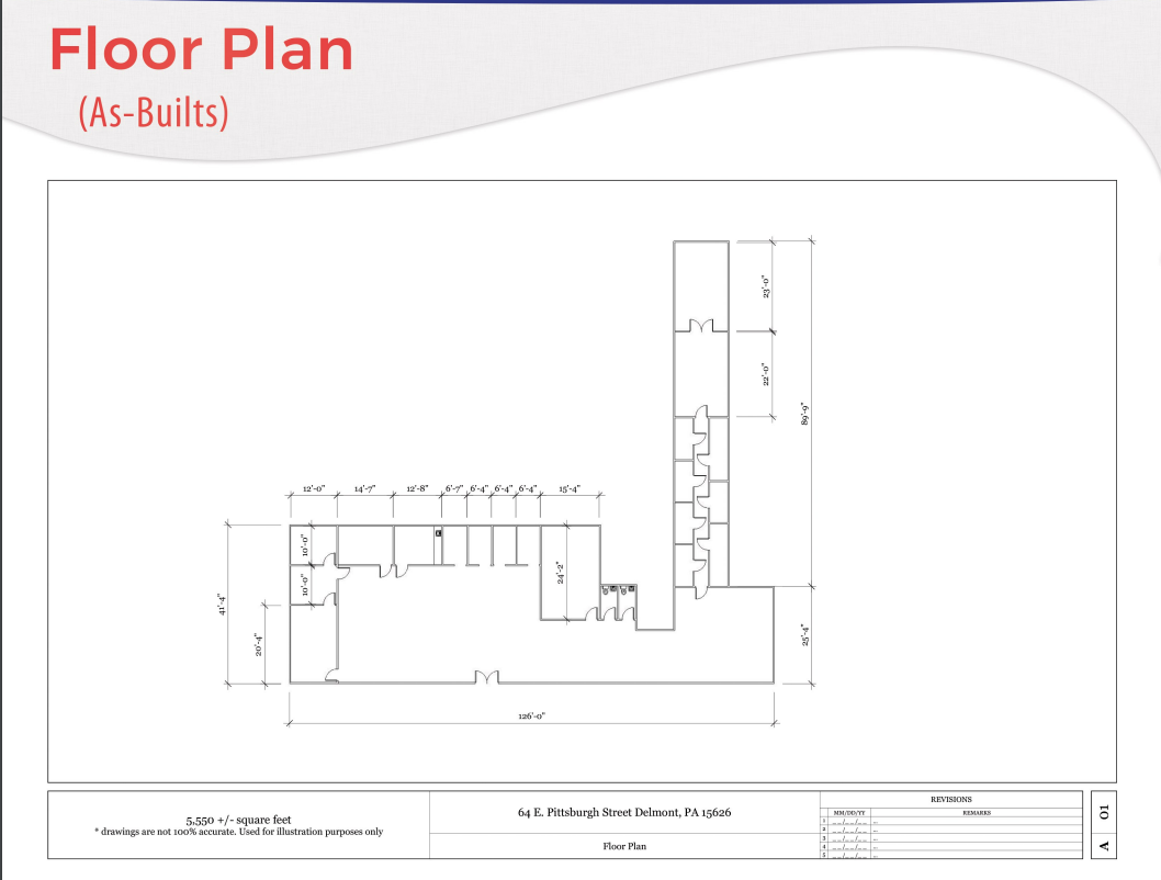 64 Greensburg St, Delmont, PA à louer Plan d’étage- Image 1 de 1