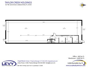 511-545 NE 32nd St, Oakland Park, FL for lease Floor Plan- Image 2 of 2