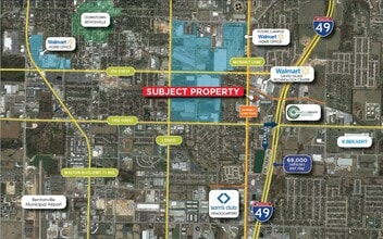 2501 Technology Dr, Bentonville, AR - AERIAL  map view - Image1