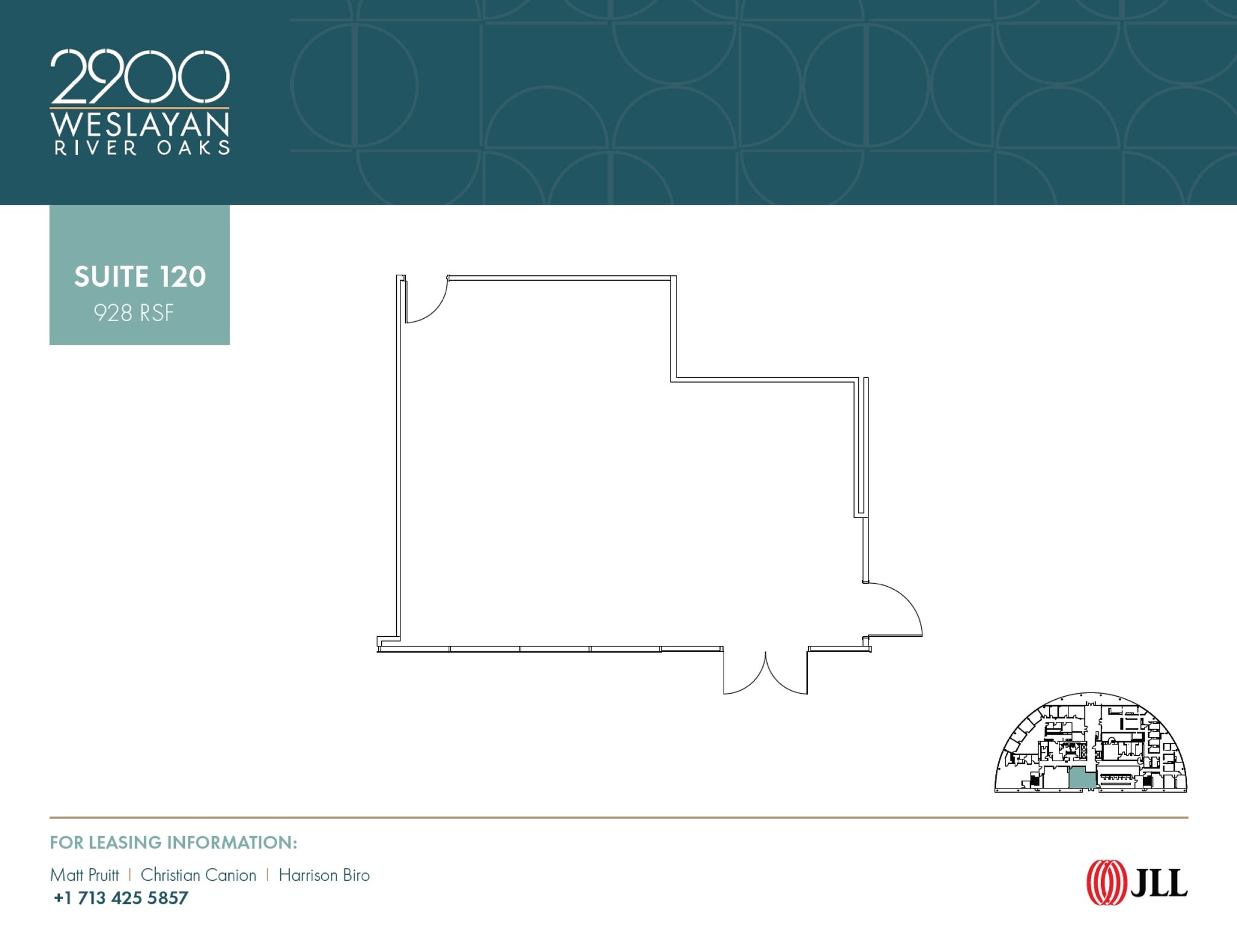 2900 Weslayan St, Houston, TX for lease Floor Plan- Image 1 of 1