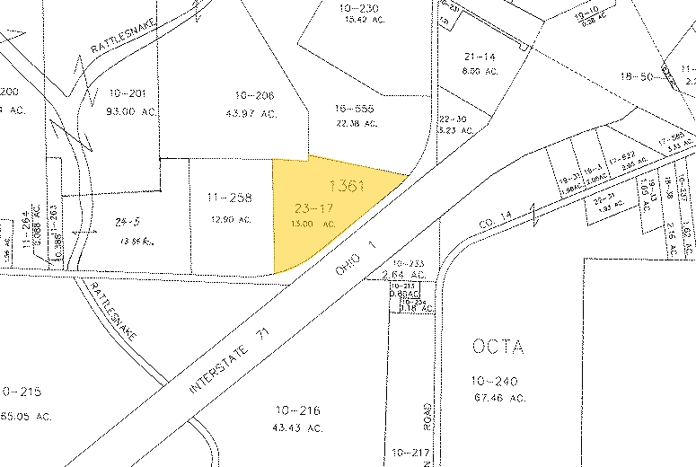 6900 Garringer-Edgefield Rd, Jeffersonville, OH à vendre - Plan cadastral - Image 2 de 3
