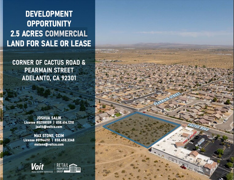 Cactus Rd, Adelanto, CA à vendre - Photo du bâtiment - Image 1 de 6