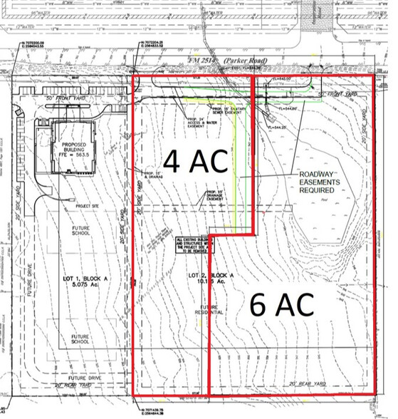 2931 Parker Rd, Wylie, TX for sale - Plat Map - Image 1 of 3