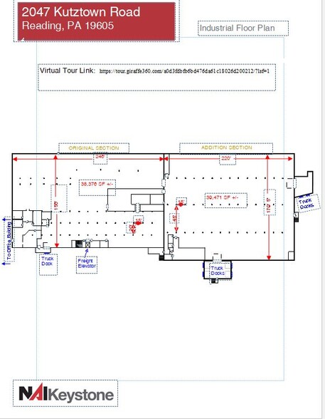 2047 Kutztown Rd, Reading, PA à vendre - Plan d  tage - Image 3 de 16