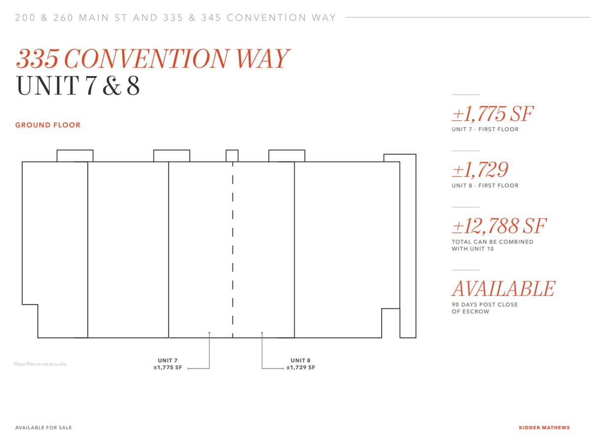 335 Convention Way, Redwood City, CA 94063 - Unit 7 - - Floor Plan - Image 1 of 1