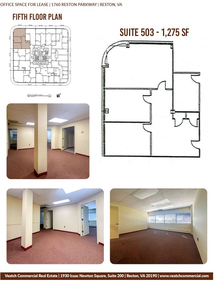 1760 Reston Pky, Reston, VA for lease Floor Plan- Image 1 of 1
