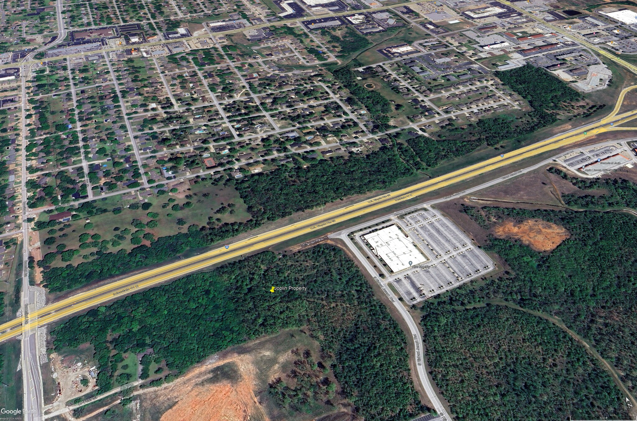 I-44 & Connecticut Ave, Joplin, MO for sale Aerial- Image 1 of 3