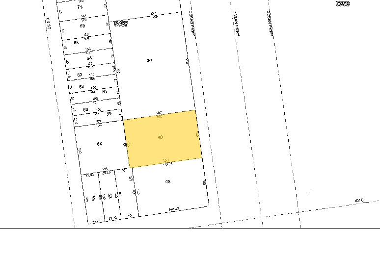 320 Ocean Pky, Brooklyn, NY for sale - Plat Map - Image 2 of 3