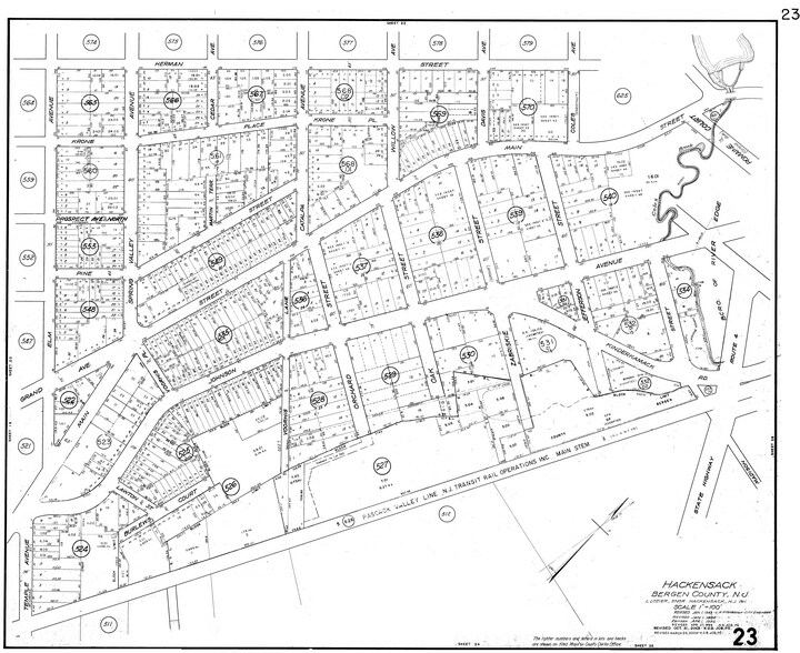 5 Lawton St, Hackensack, NJ à vendre - Plan cadastral - Image 2 de 4