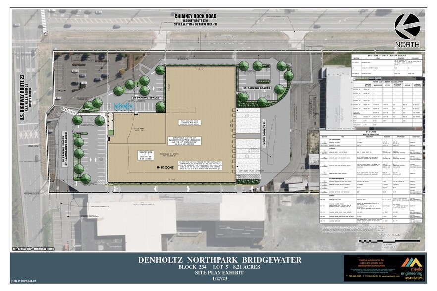 1 W Chimney Rock Rd, Bridgewater, NJ for lease - Site Plan - Image 2 of 3