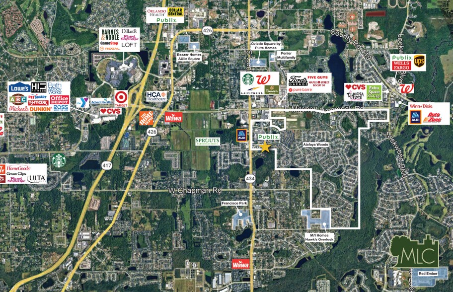 240 Alafaya Woods blvd, Oviedo, FL à vendre - Photo du bâtiment - Image 2 de 3