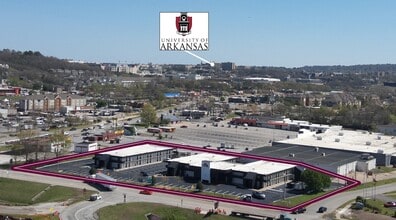 1000 S Futrall Dr, Fayetteville, AR - AERIAL map view